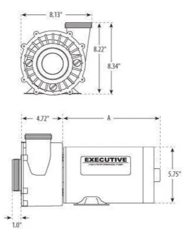 Waterway Executive 1.5 HP Spa Pump