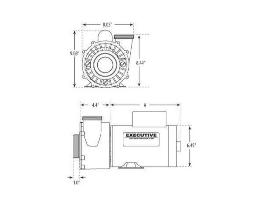 Waterway Executive 4 HP Spa Pump