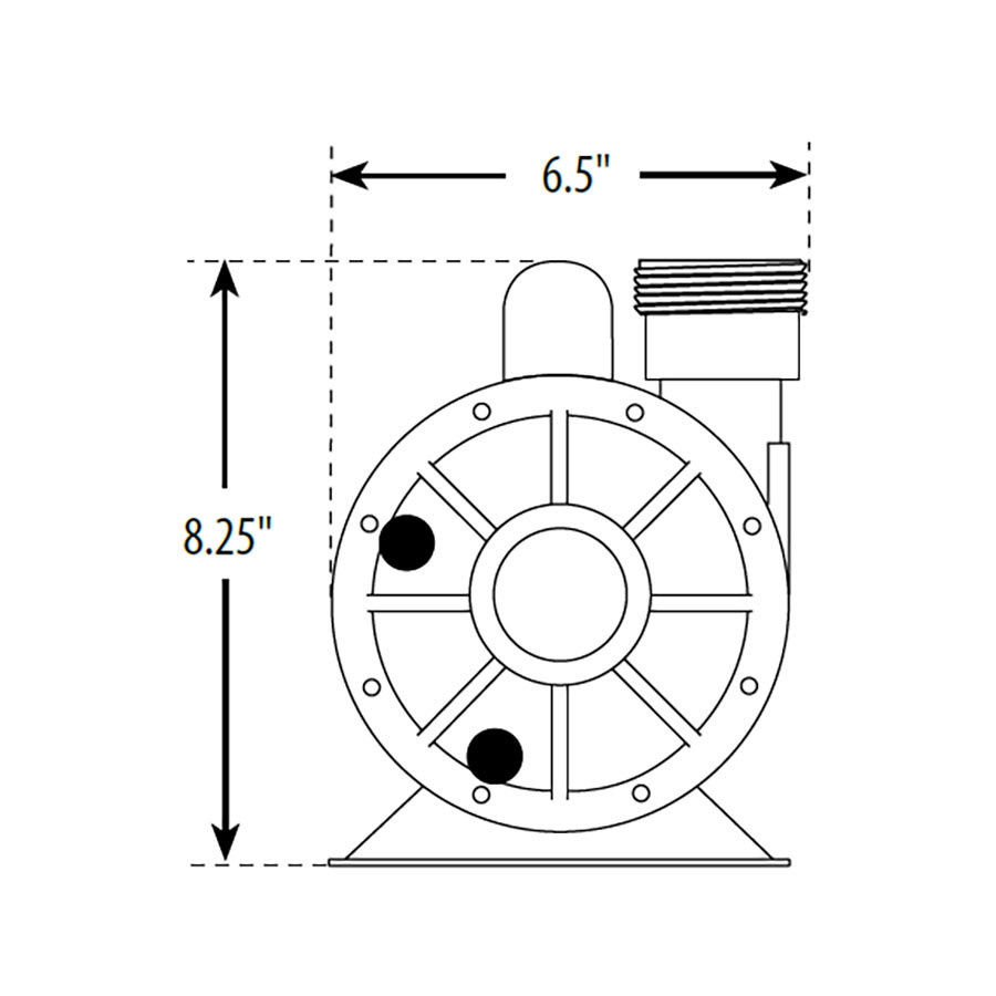 Circulation Pump 115v 1 Spd 1/15 HP  - 20930002010