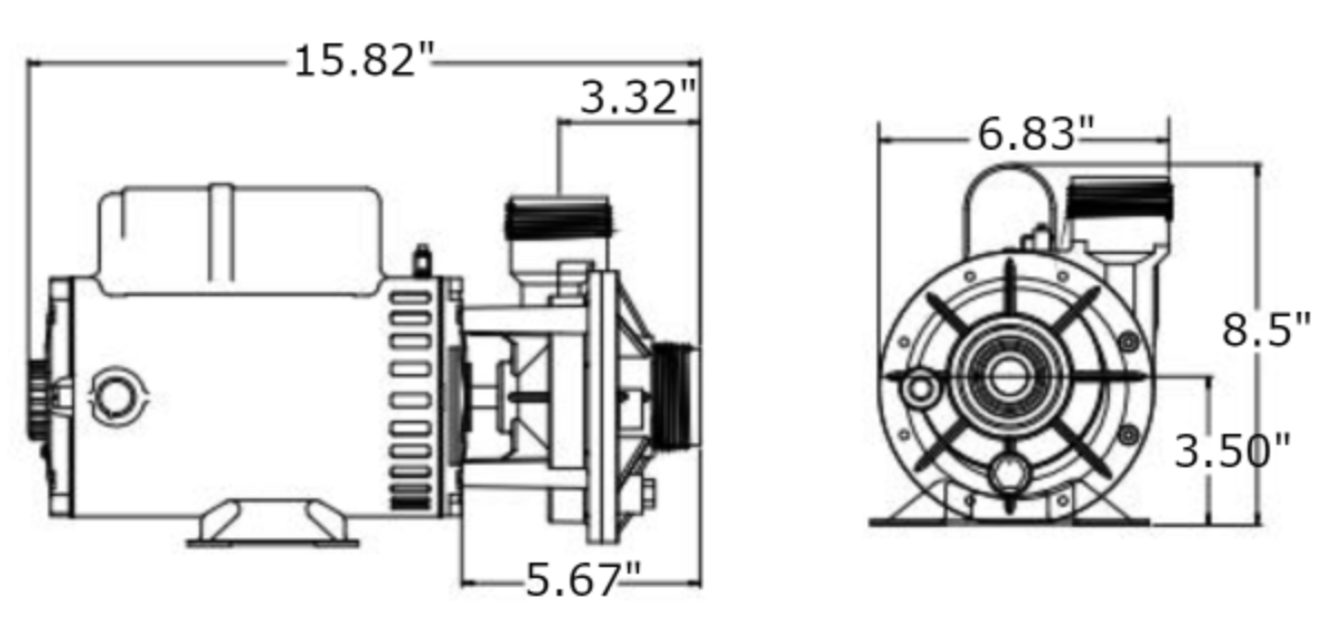 1 1/2HP FMHP Aqua Flo Pump
