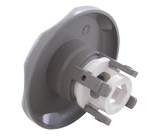 Waterway Mini Whirly Jet 3.18 Inch Rotational 5 Sided Scalloped Face Grey - 212-1217