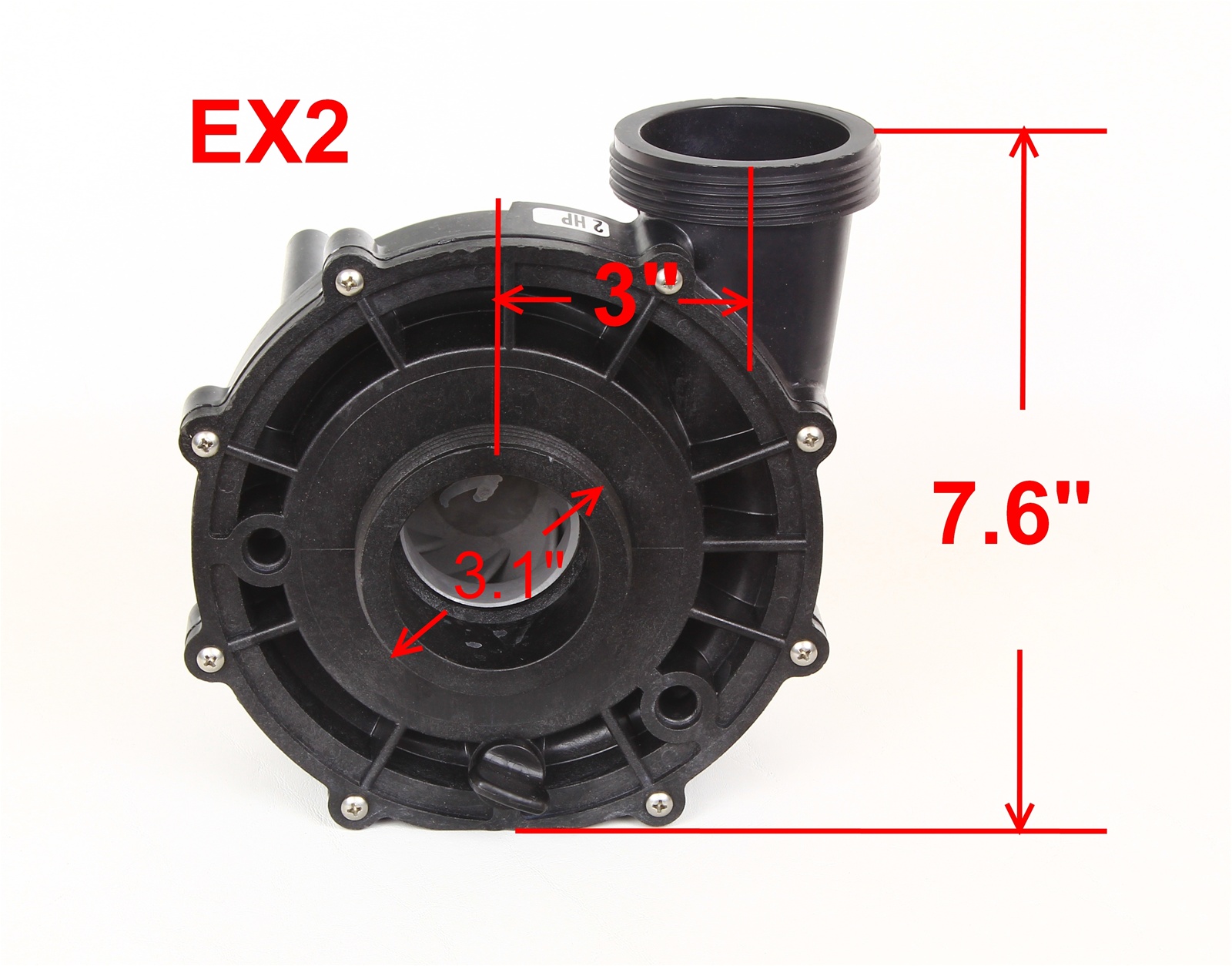Waterway Wet End EX2 1.5HP 2 Inch 48fr - 310-2450