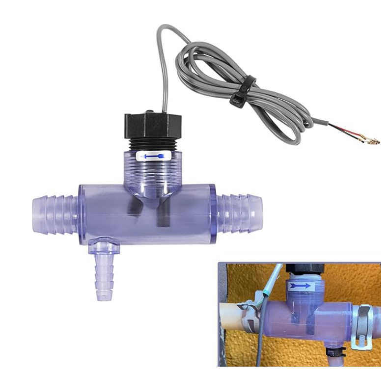 Jacuzzi Flow Switch 0.75 Inch Tee x 0.375 Inch Barb - SD6560860