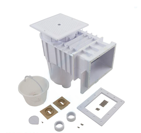 CMP Regular Mouth Square Lid Solid Fiberglass Skimmer