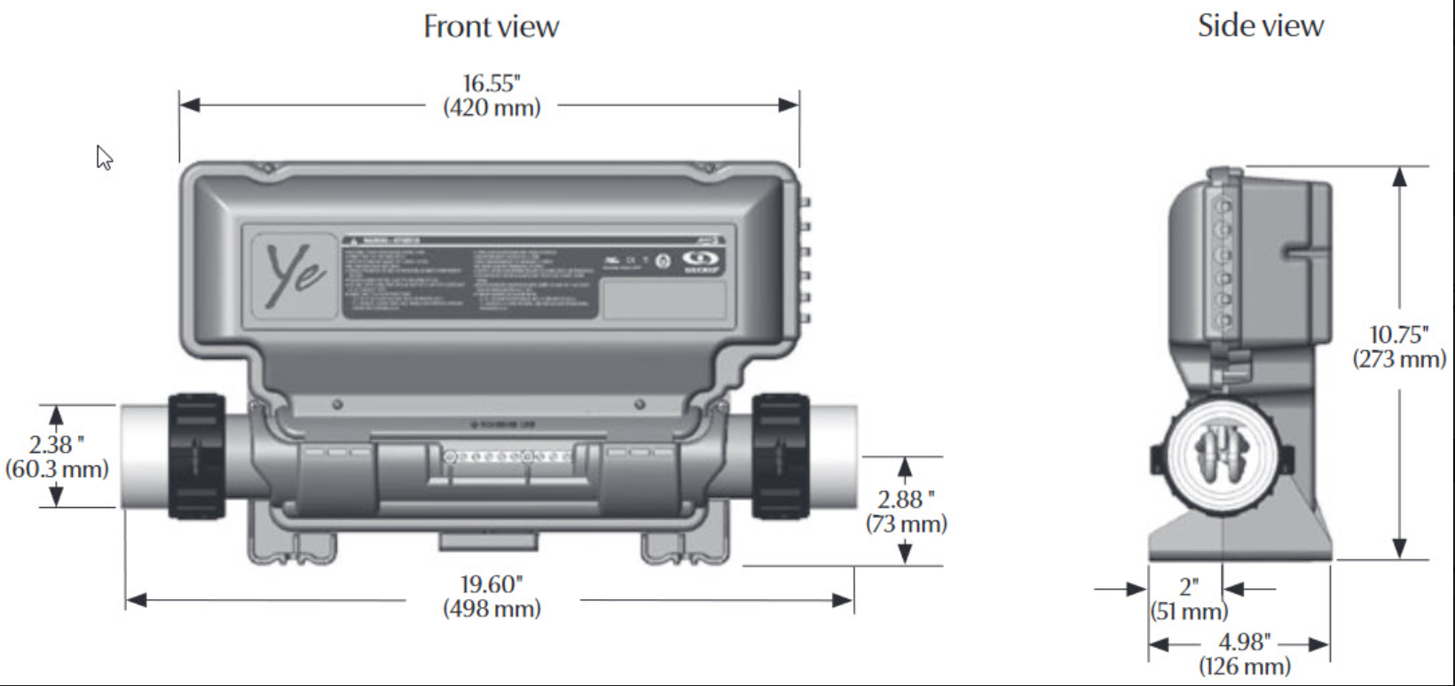 In.ye5 Bundled System Includes in.k4503op Topside Control - BDLYE5K450