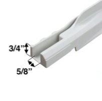 Rail inférieur (section latérale droite) 42 pi - 10807000042 (unique)