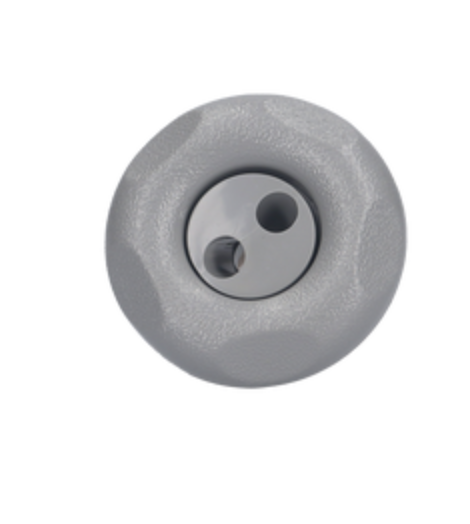 Waterway - Mini Jet - 2.56 Inch - Pulsator - 5 Sided Scalloped Face - Grey - 212-1267