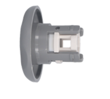 Waterway - Mini Jet - 2.56 Inch - Pulsator - 5 Sided Scalloped Face - Grey - 212-1267