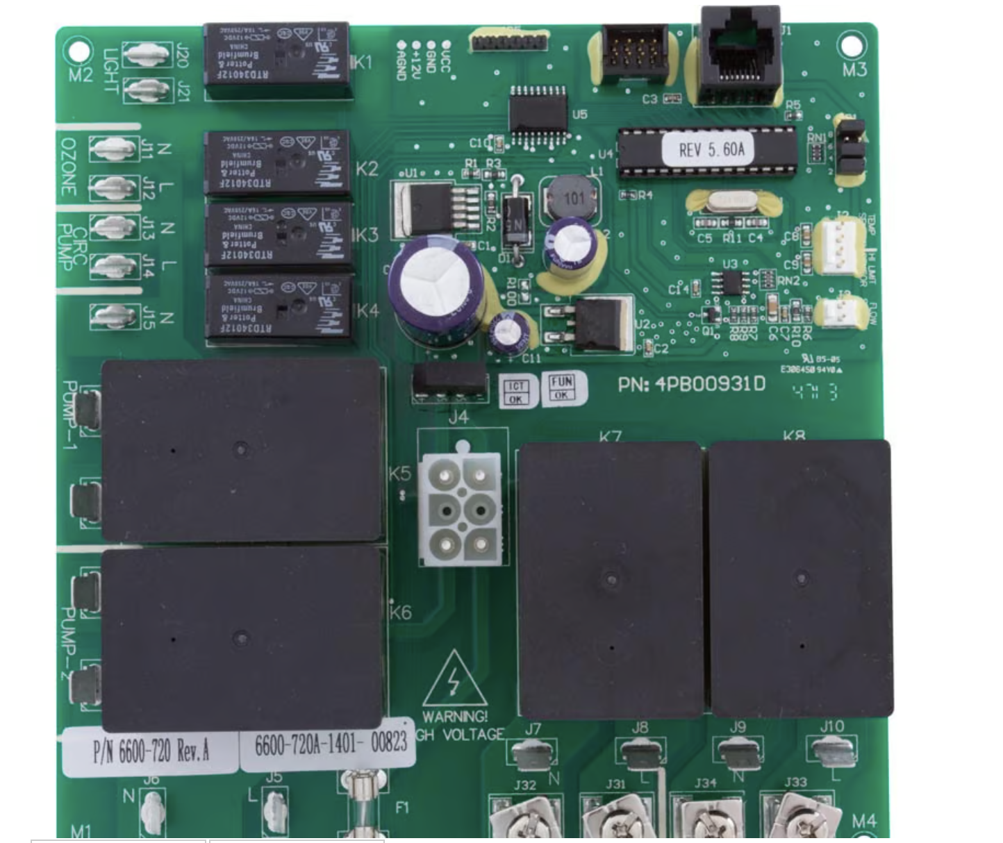 Jacuzzi Circuit Board J200 - 6600287
