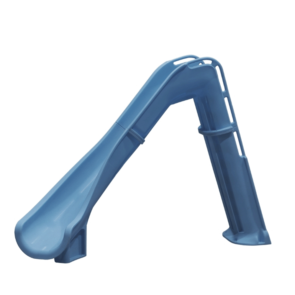 Bad Axe X7 Right Hand Turn Inground Pool Slide (Silver Quartz) [CLONE] [CLONE] [CLONE]