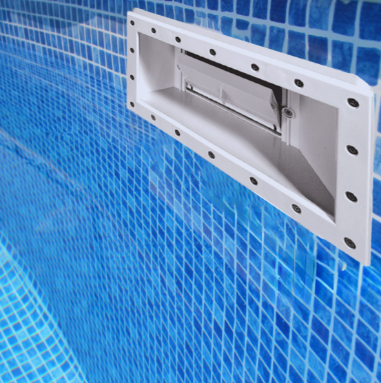 Swimline Wide Mount Thru-Wall Above Ground Pool Skimmer