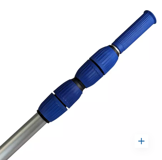 Deluxe 8 ft - 16 ft Telescopic Blue Vacuum Pole