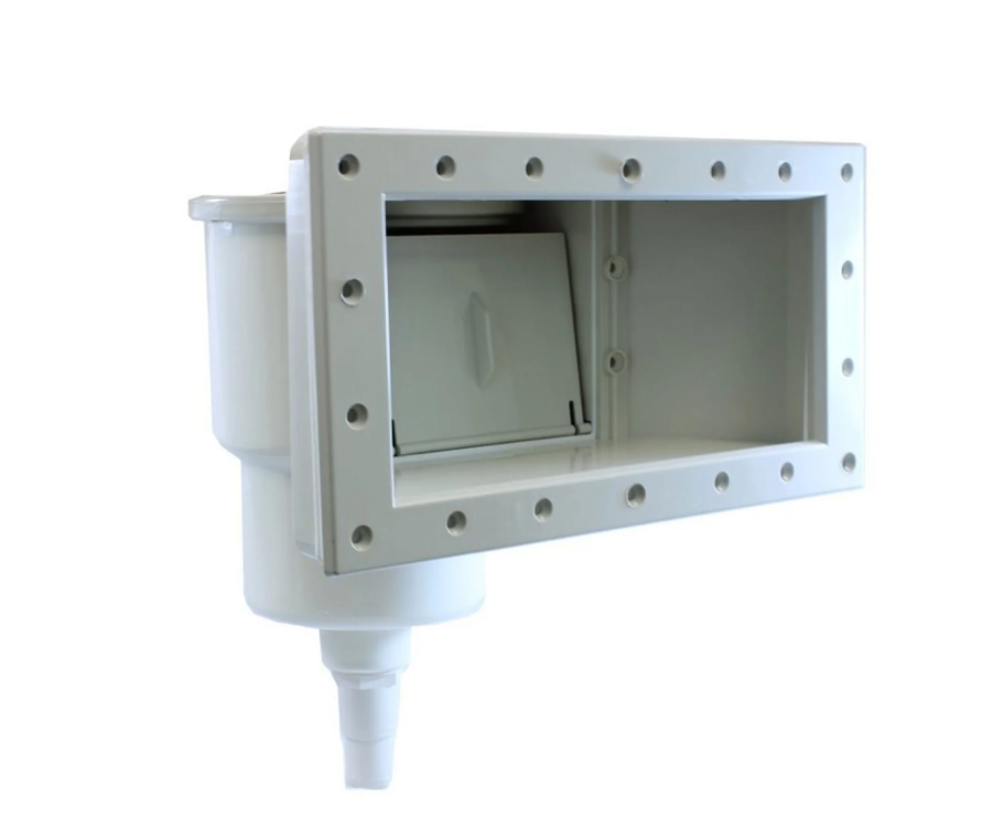 Swimline Wide Mount Thru-Wall Above Ground Pool Skimmer