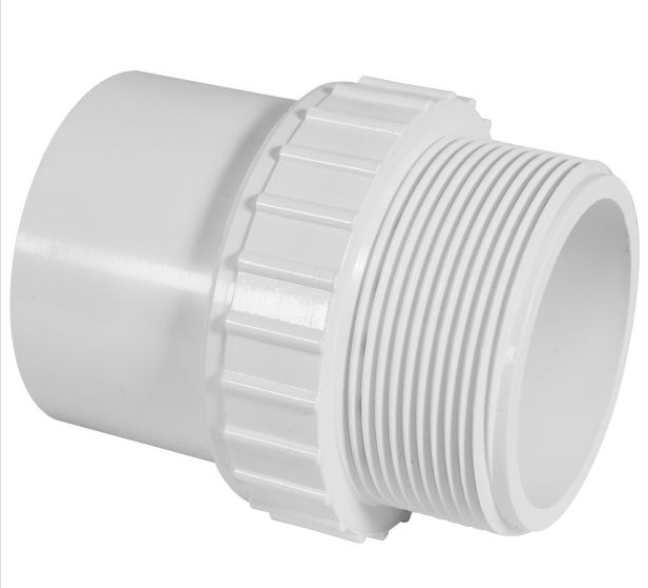 1.5 Spigot x MPT PVC Adapter