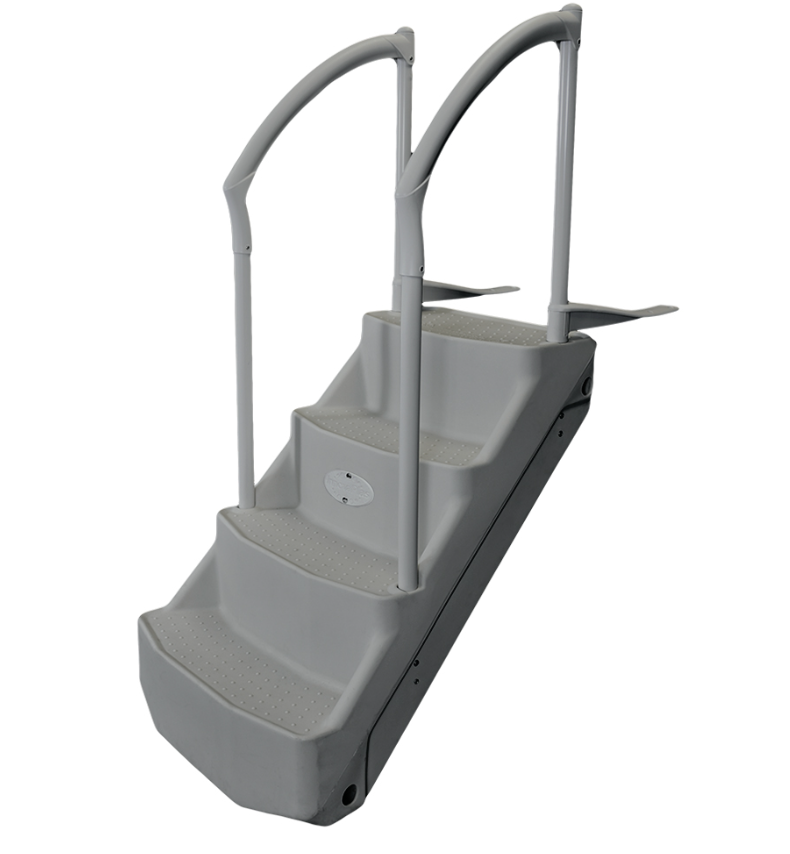 Lumio Royal Entrance Drop In Above Ground Pool Step (Dark Gray)