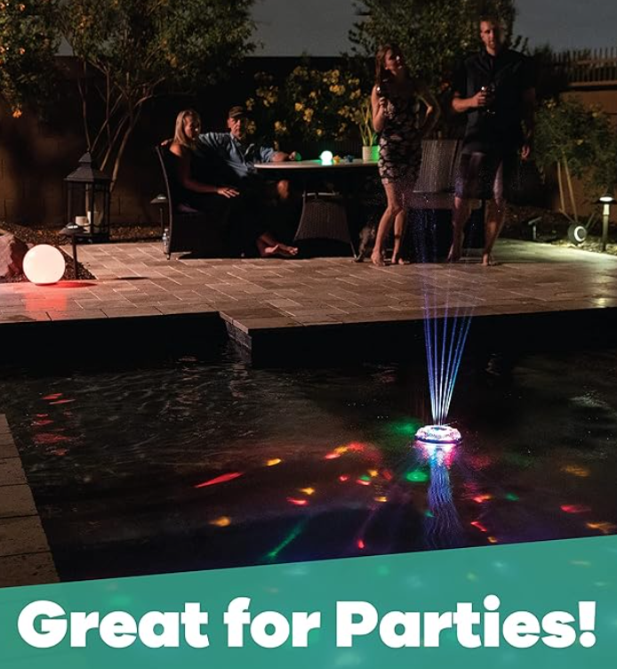 GAME Underwater Rechargeable Light Show Fountain With Remote