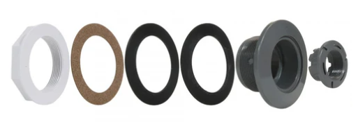 Hayward ColorLogic 320 Dark Grey Wall Fitting for Fiberglass Pools