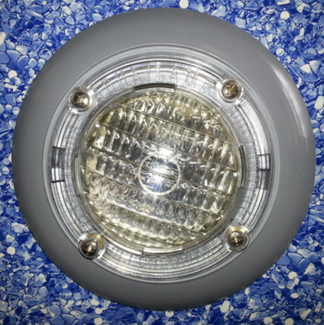 Grey Low Voltage Dual Pool Light System