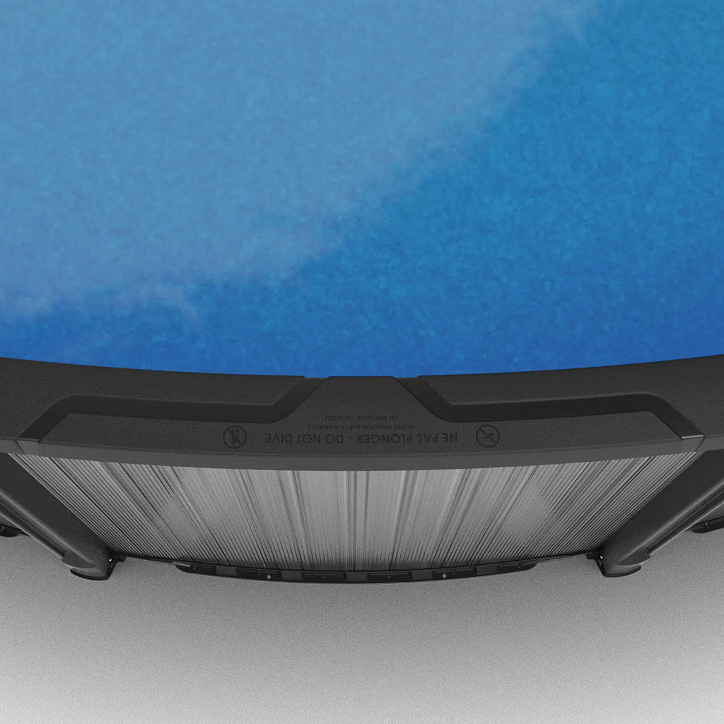 Spritz 15 ft Round Above Ground Pool with Liner and Skimmer