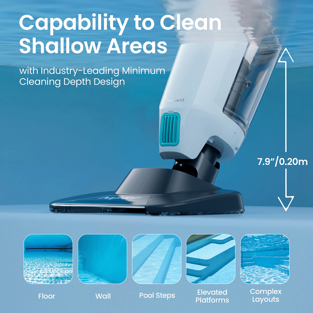 Aiper PilotFlow V3 Cordless Handheld Pool Vacuum Cleaner