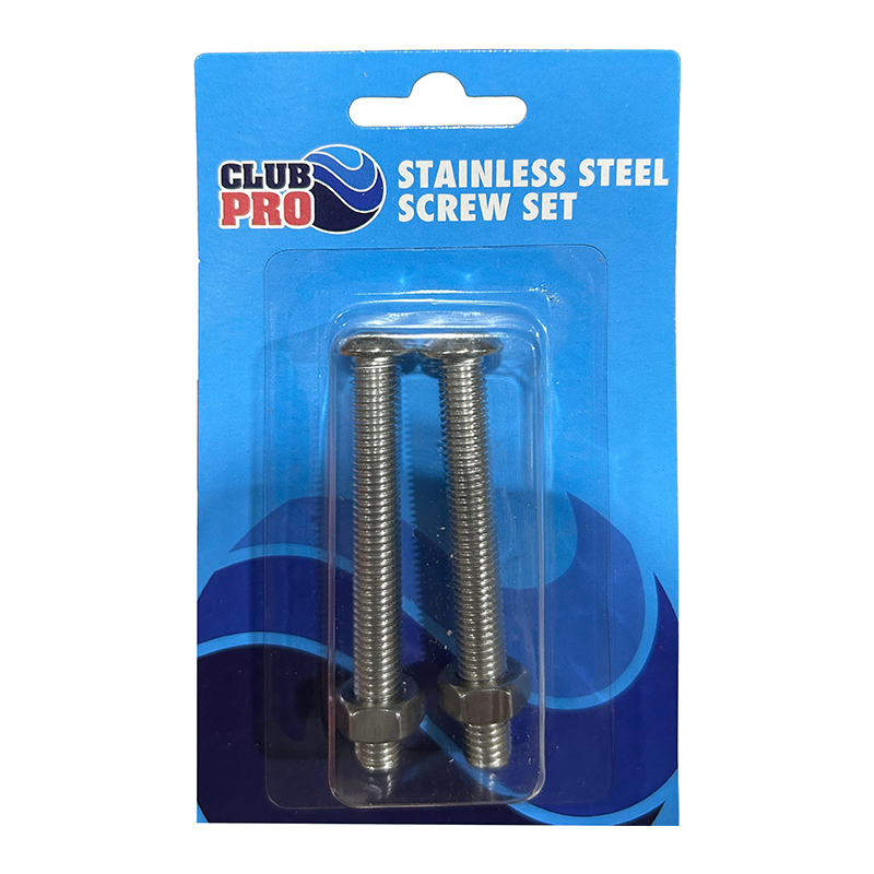 Replacement Screws Nuts for Plastic Stainless Steel Steps (Set of 2)