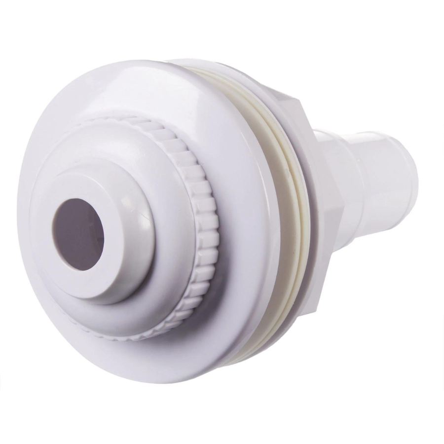 Above Ground Threaded Return Jet Fitting (White)