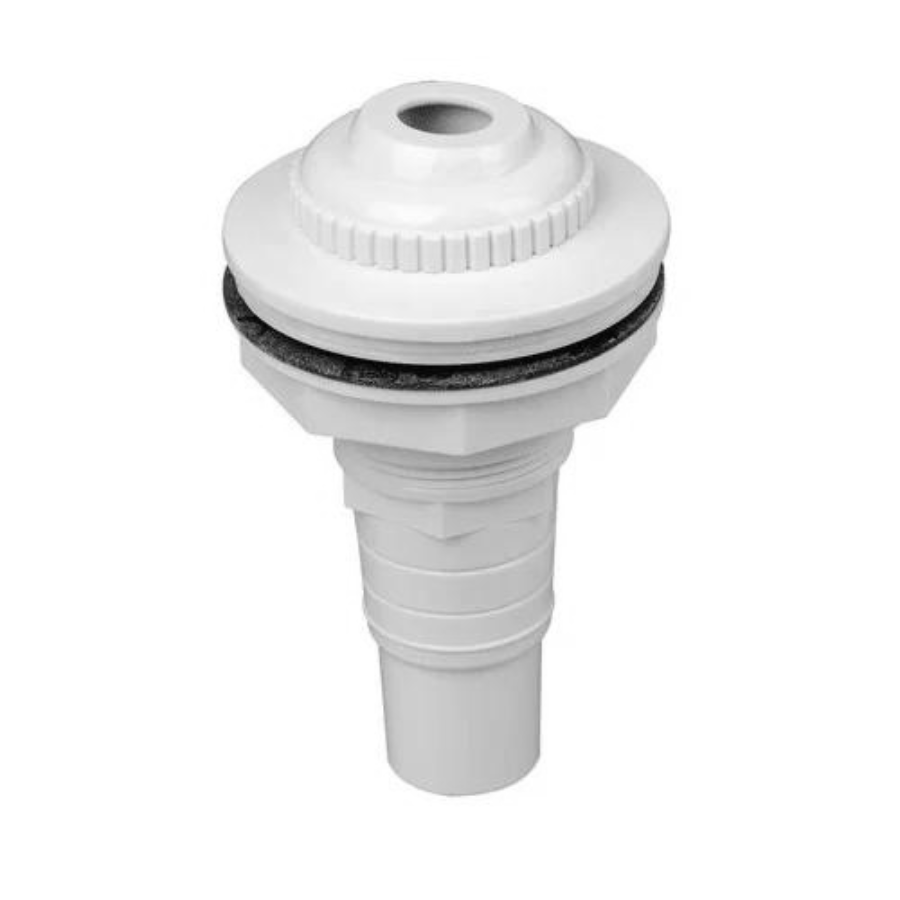 Above Ground Threaded Return Jet Fitting (White)