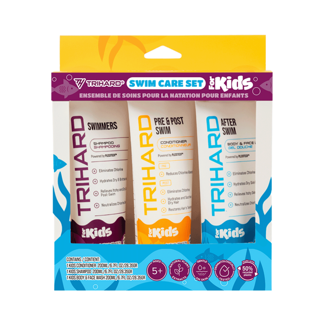 Trihard Kids Full Shampoo, Conditioner and Body Wash Kit (3 x 200 ml)