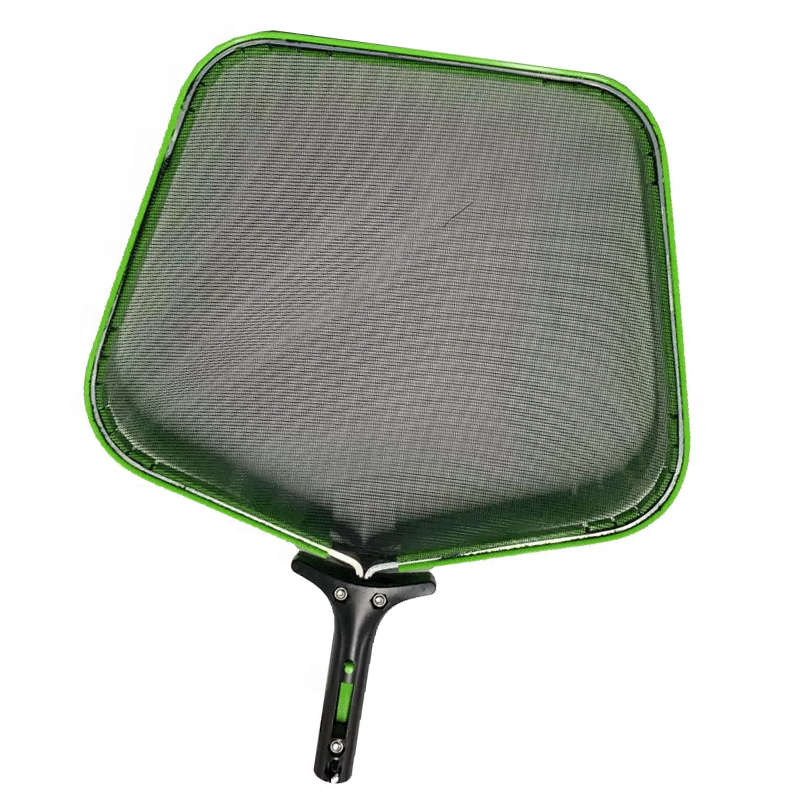 Green Heavy Duty Leaf Skimmer with Plastic Frame