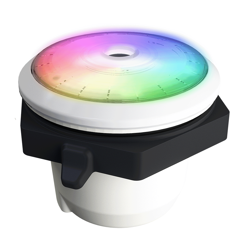 PAL Evenglow Multi Colour Vinyl / Fiberglass Bubbler (150 Ft Cord)