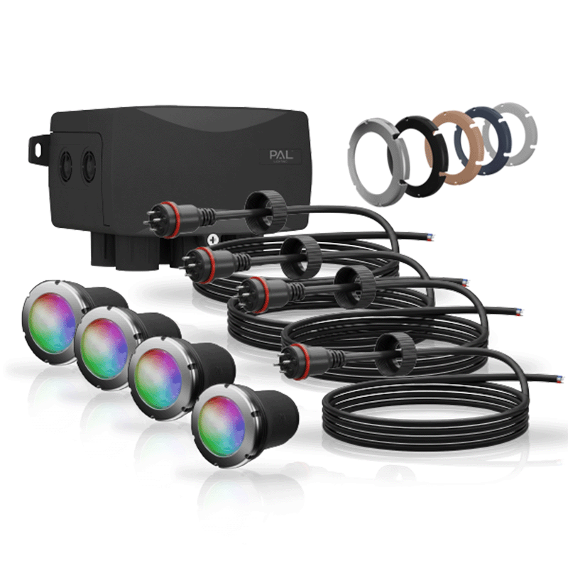 PAL Treo Mini+ 4 Pack With 65W Switchmode Control Driver for Automation (80 Ft Cord)