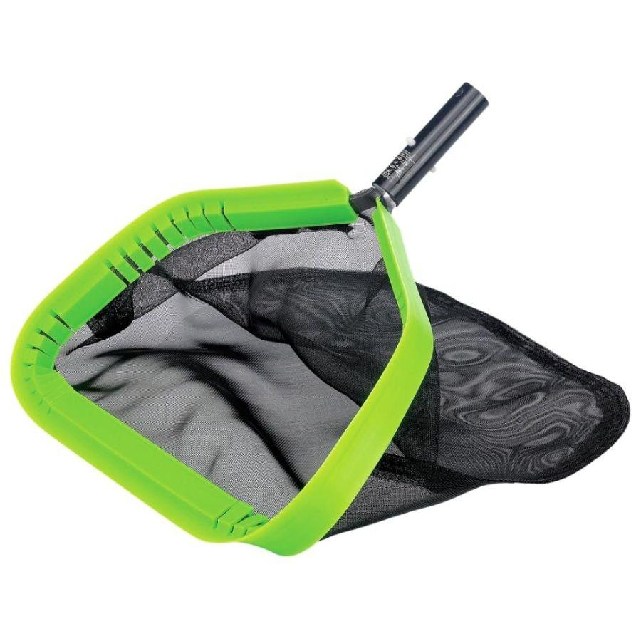 Green Heavy Duty Leaf Rake with Plastic Handle