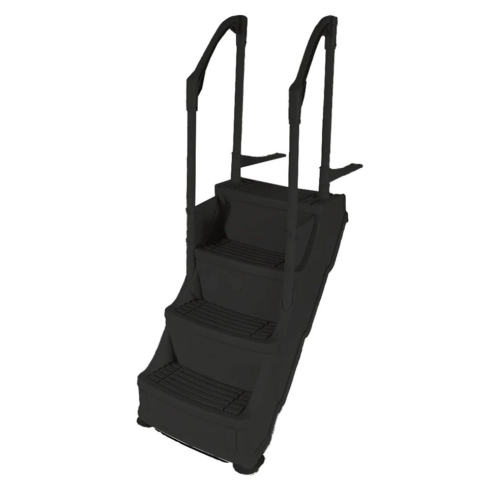 Olympic Drop In Step with 2 Hand Rails (Black)