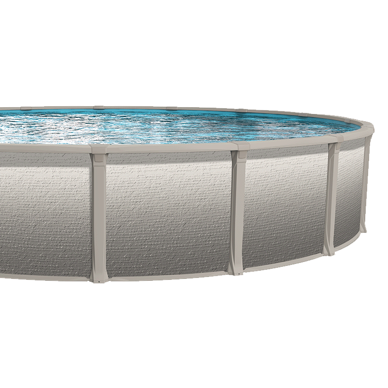Eternia LX 13 x 20 ft Oval Buttress Free Above Ground Pool with Liner and Skimmer