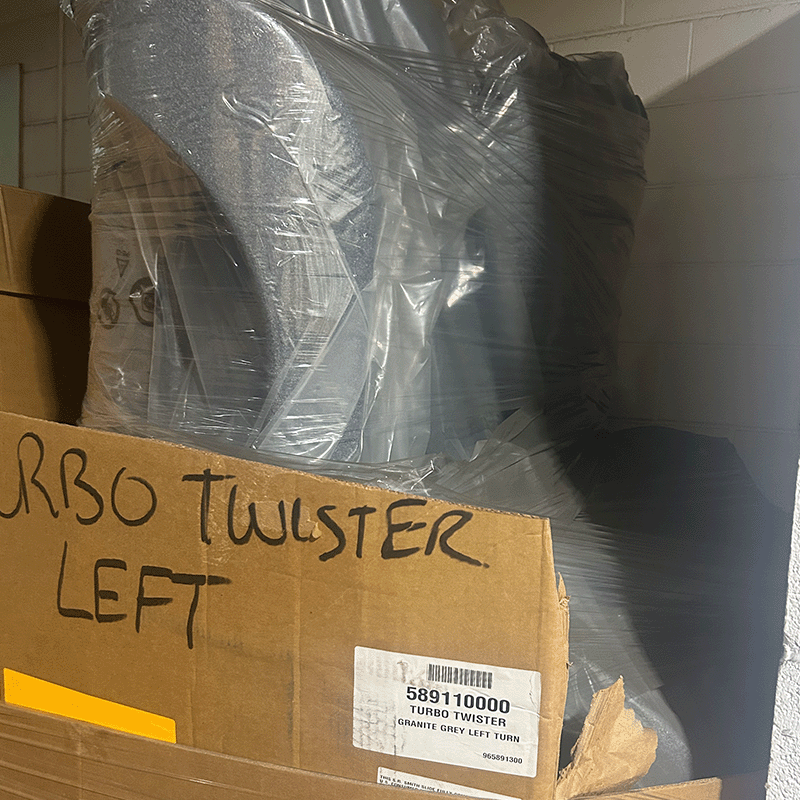 Open Box TurboTwister Left Hand Turn Inground Pool Slide (Pick Up Only)