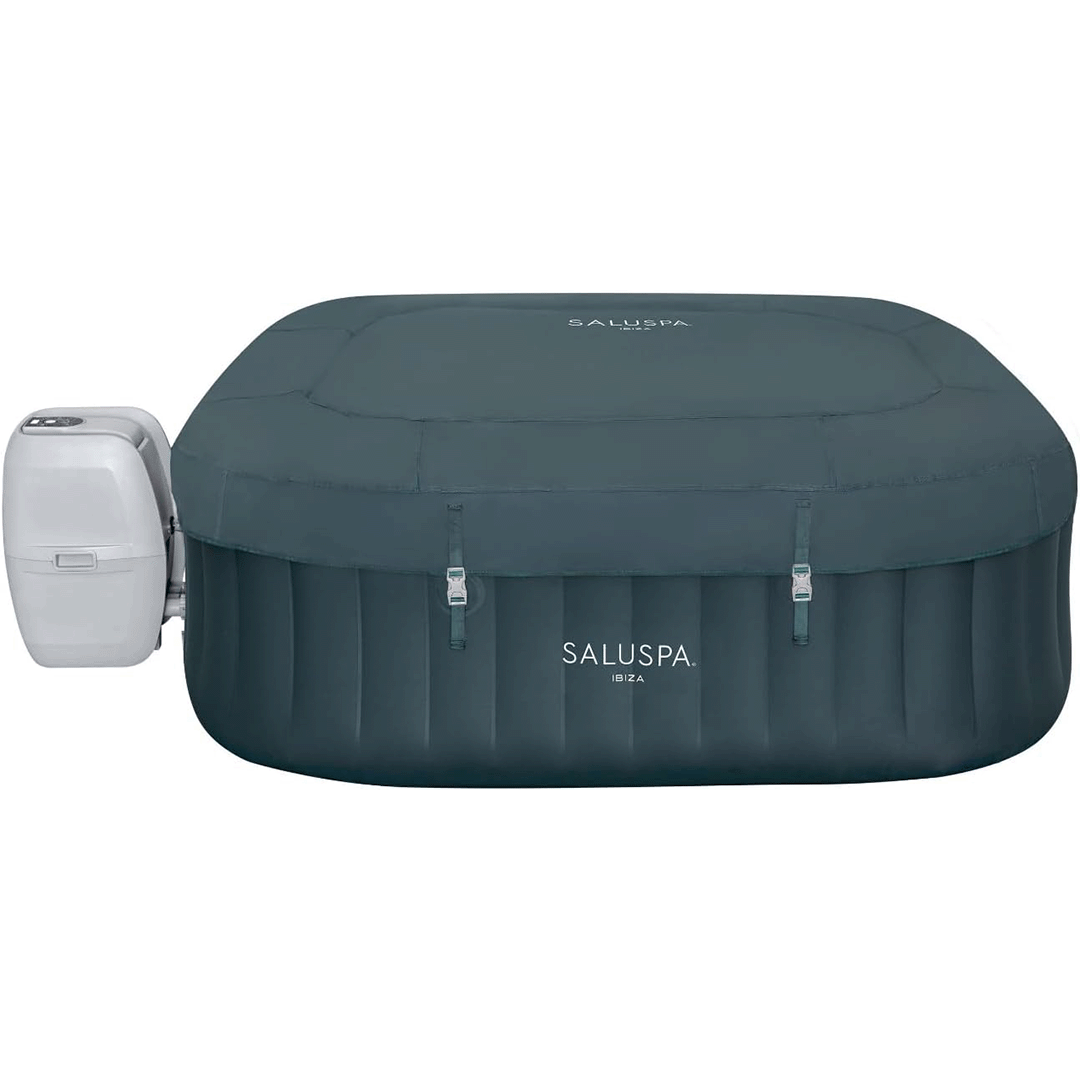 Open Box Saluspa Ibiza Airjet 4 -6 Person Inflatable Hot Tub (71 x 71 x 26 Inches)