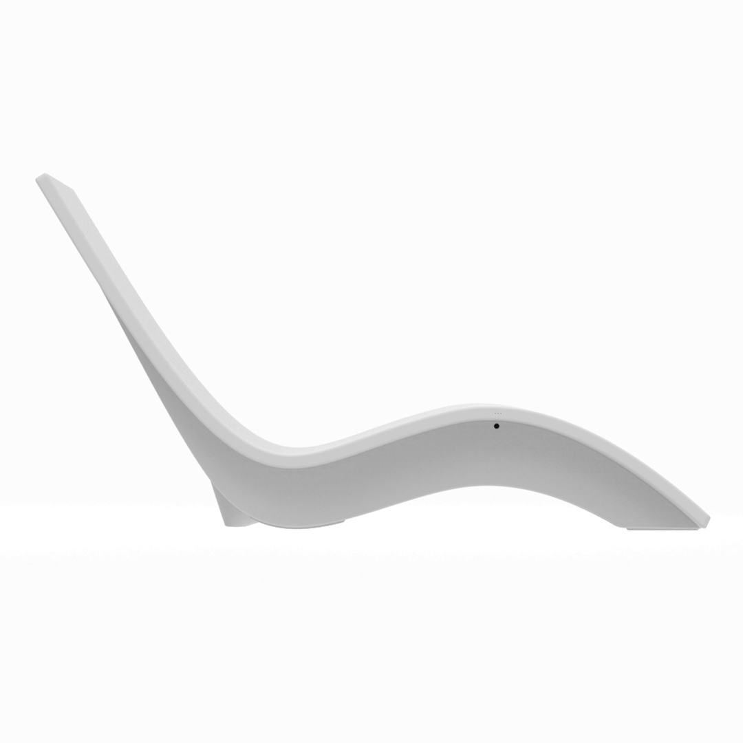 Twist SOLIS High Chaise High Lounge (Snow White)