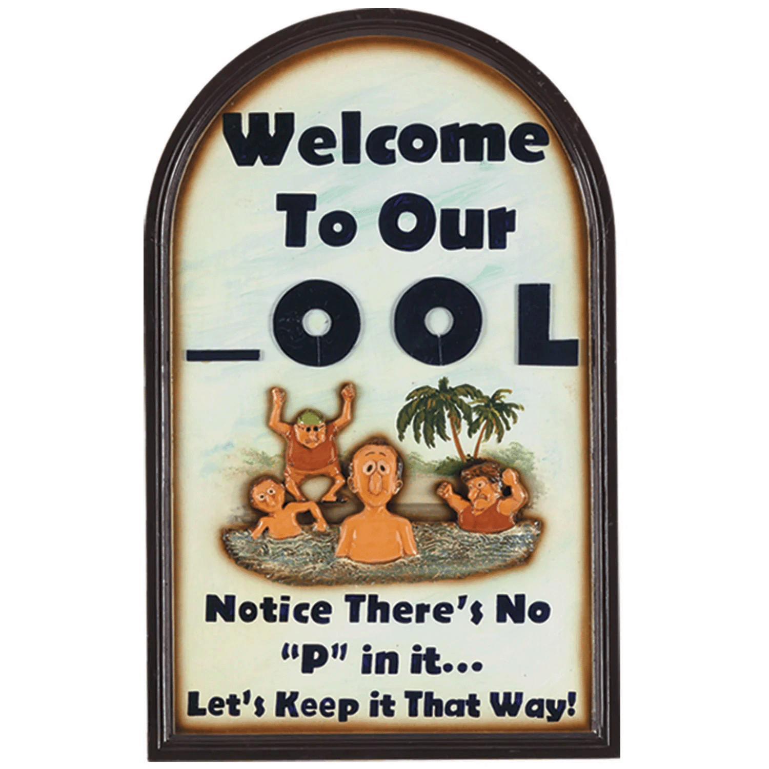 Welcome To Our Pool Outdoor Decorative Sign