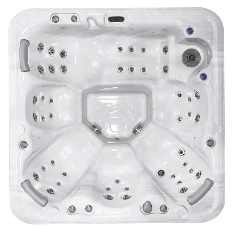 Wellis Hercules 6 Person Hydrotherapy Hot Tub (Silver / Grey)