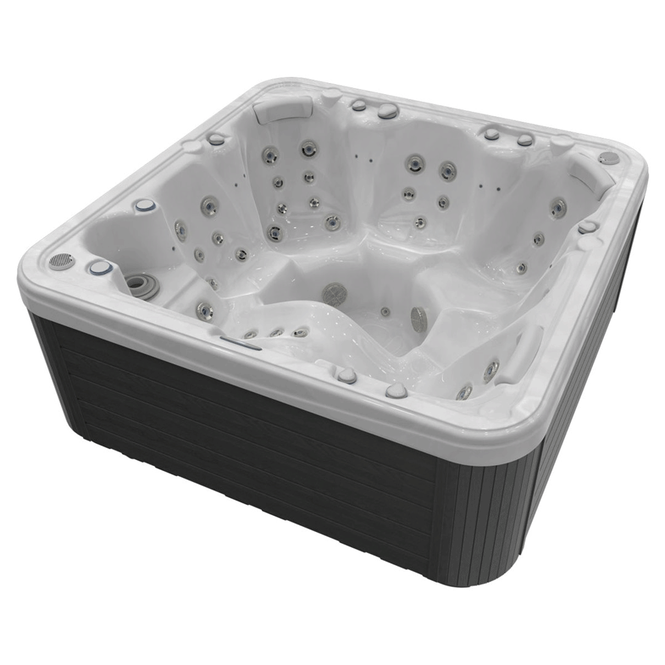 Wellis Hercules 6 Person Hydrotherapy Hot Tub (Silver / Grey)