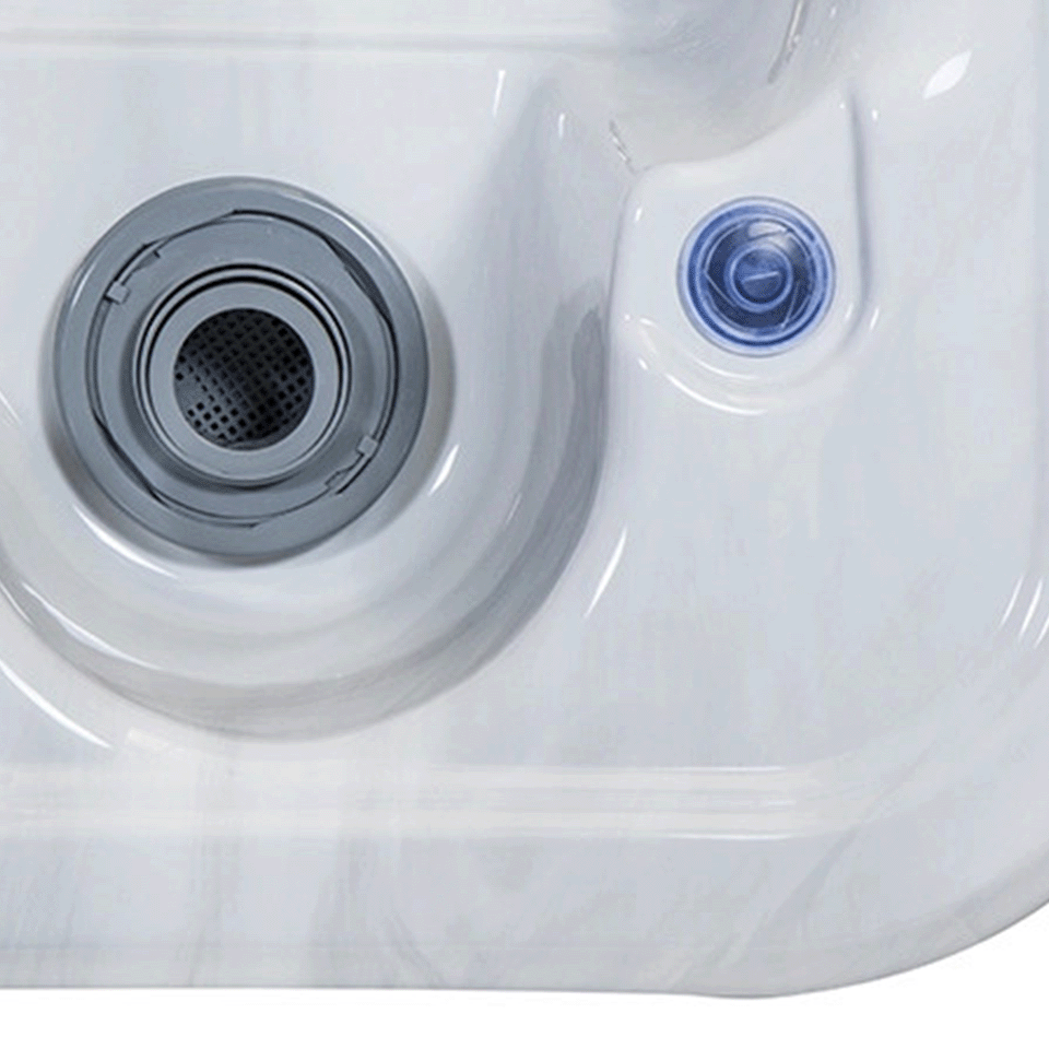 Wellis Hercules 6 Person Hydrotherapy Hot Tub (Silver / Grey)