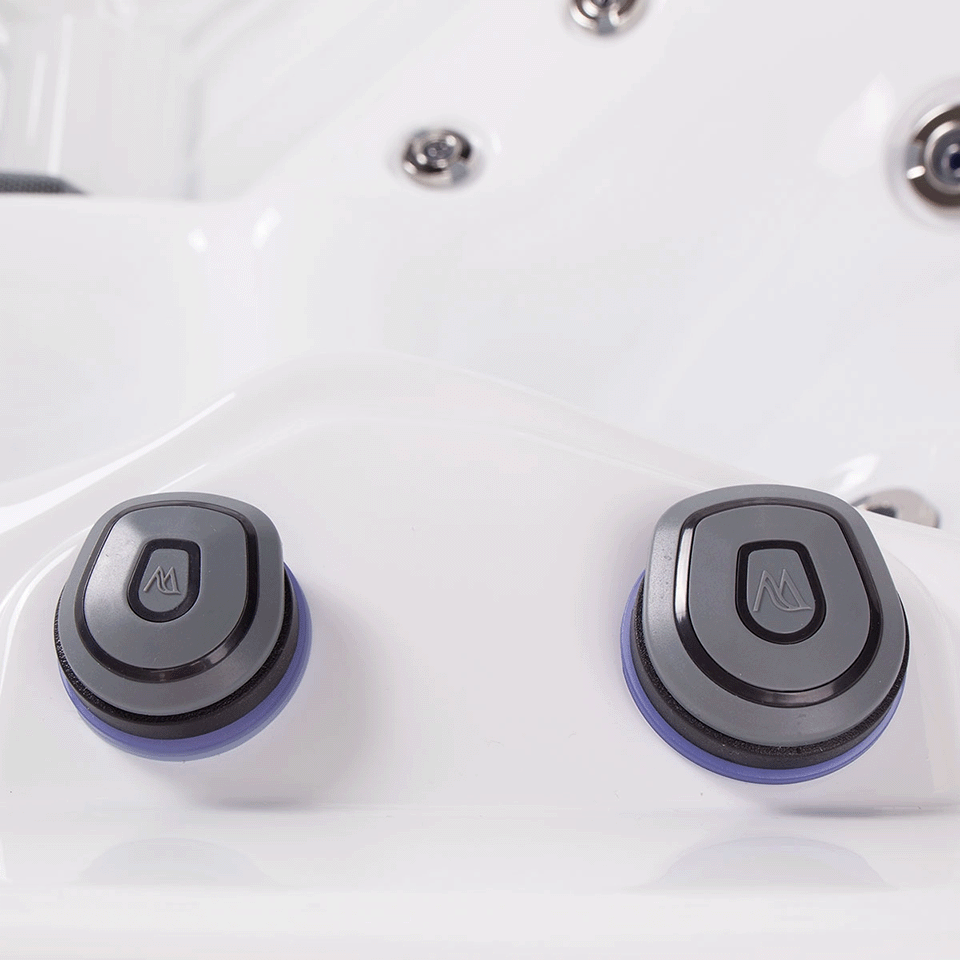 Wellis Houston 7 Person Hydrotherapy Hot Tub (Ice White / Grey)