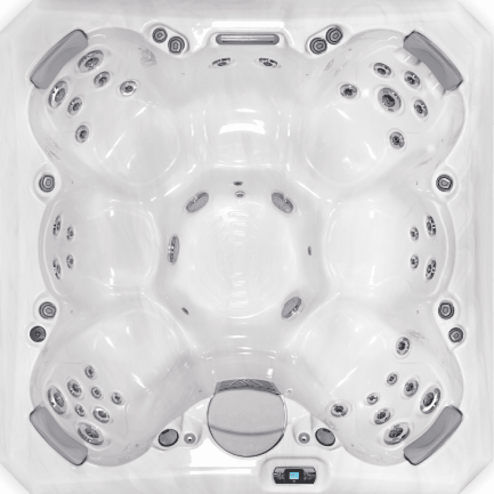 Wellis Lima 7 Person Hydrotherapy Hot Tub (Silver / Grey)