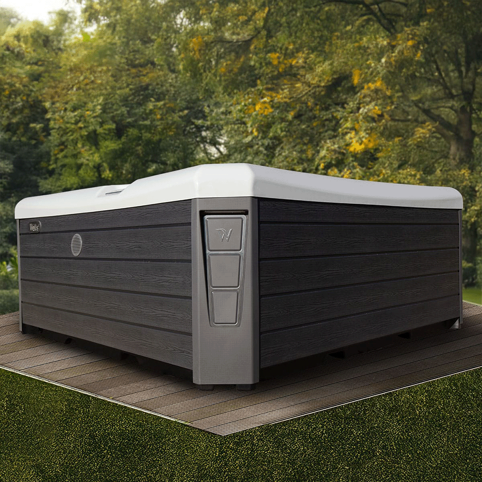 Wellis Lima 7 Person Hydrotherapy Hot Tub (Silver / Grey)