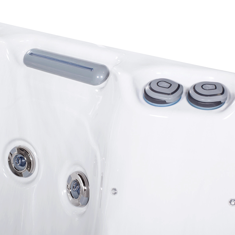 Wellis Lima 7 Person Hydrotherapy Hot Tub (Silver / Grey)