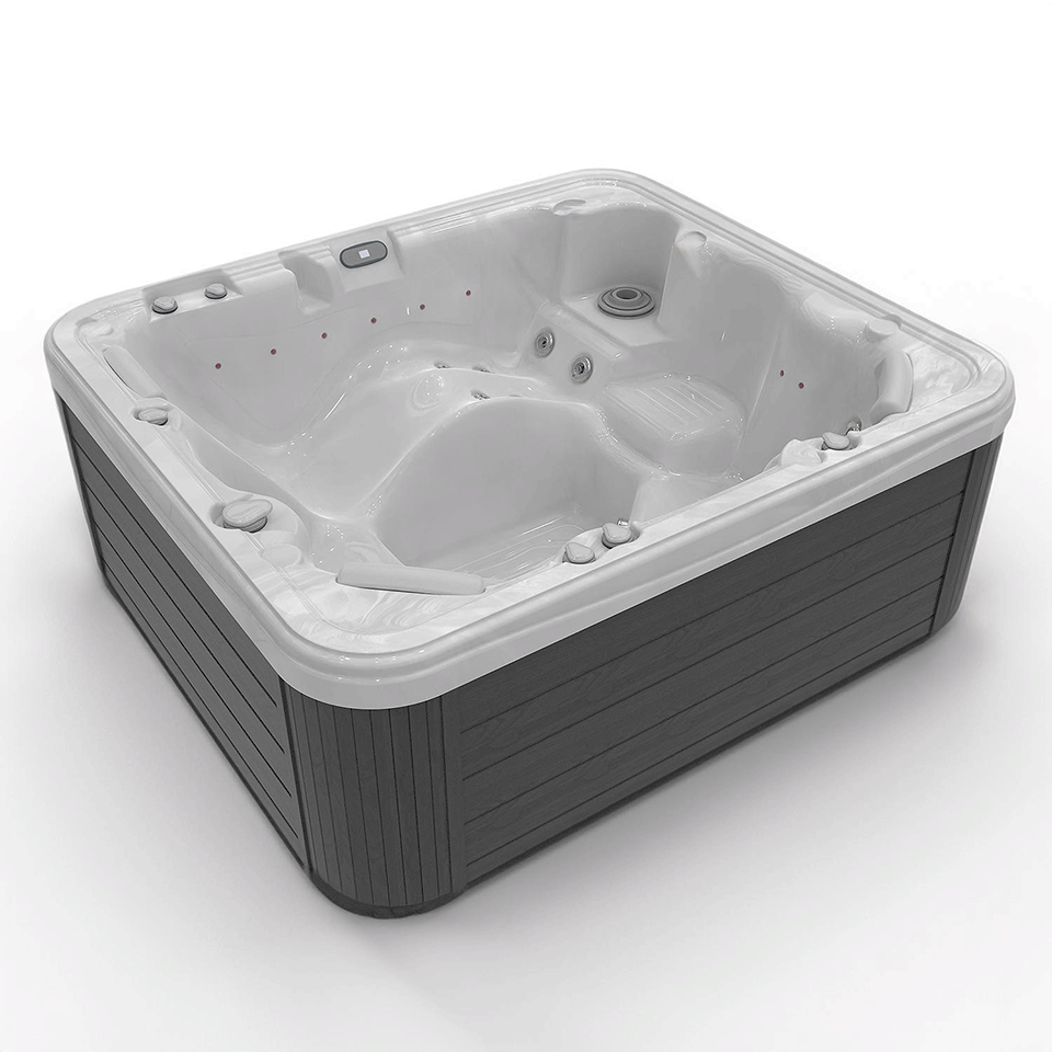 Wellis Milano 4 Person Plug N Play Hot Tub (Silver / Grey)
