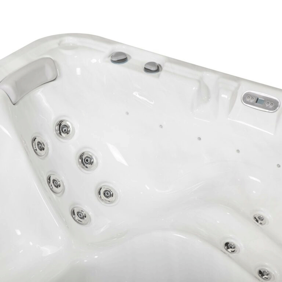 Wellis Milano 4 Person Plug N Play Hot Tub (Silver / Grey)