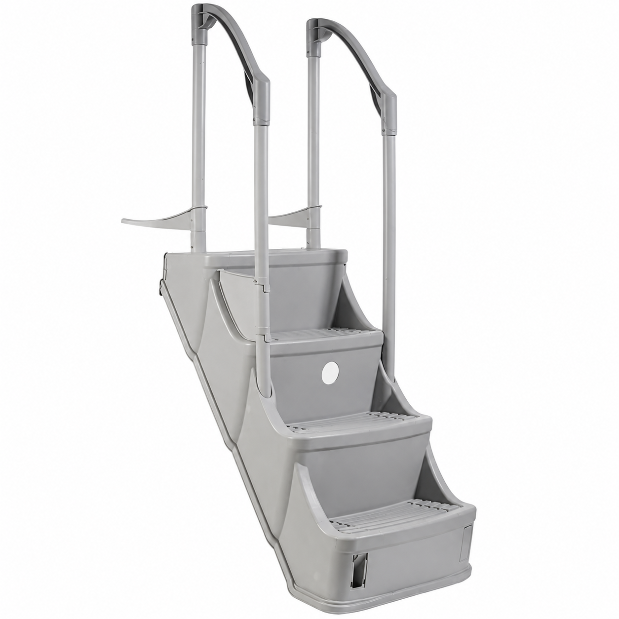 Olympic Drop In Step with 2 Hand Rails (Gray)