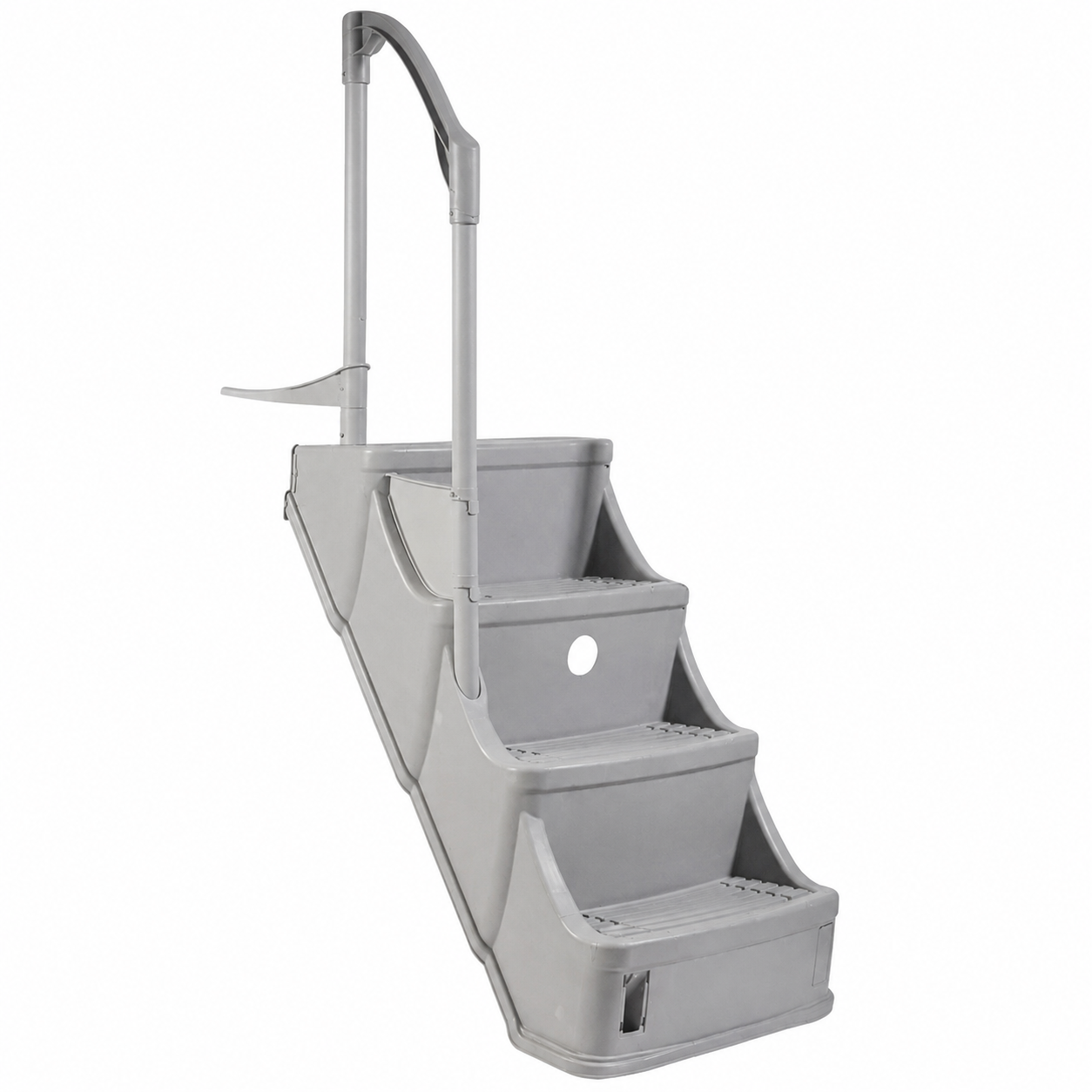Olympic Drop In Step with 1 Hand Rail (Gray)