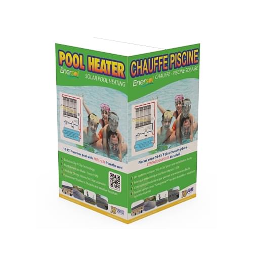 Open Box Enersol 1 ft x 8 ft Solar Heating System